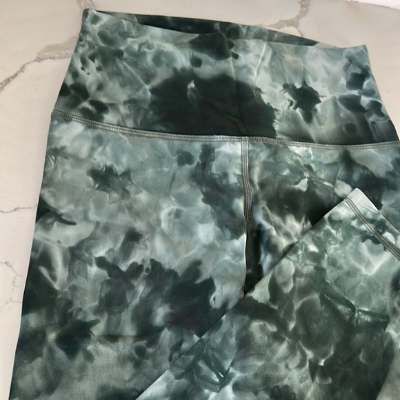 Lululemon Align High-Rise Leggings 25" Diamond Dye Starlight Smoked Spruce 6 - Picture 5 of 12